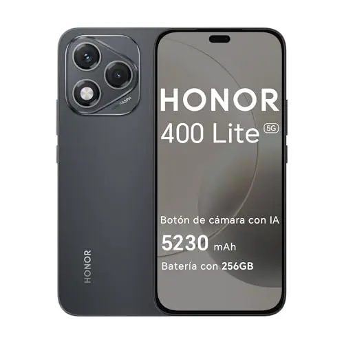 Celular Honor 400 Lite 5G 12/256 Negro Nocturno