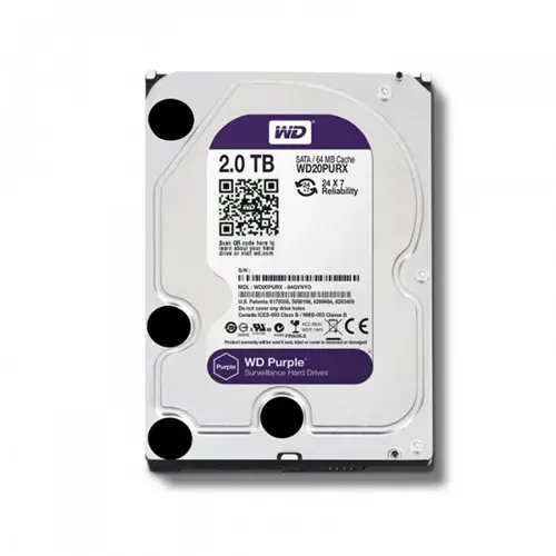 Disco Duro SSD  WD Purpura 2TB 3.5"