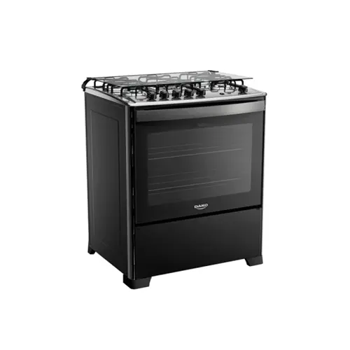 Cocina Dako 5H Inox Negro Supreme con Grill