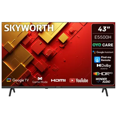 Tv Skyworth 43" 43E6600H SI QLED GOOGLE