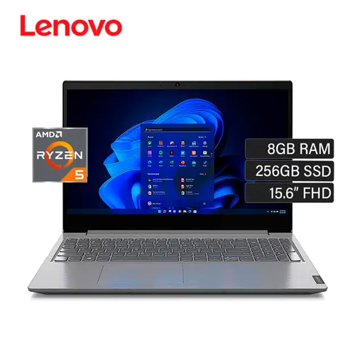 Portatil Lenovo AMD Ryzen 5 7520U 8/256 SSD 15,6” esp